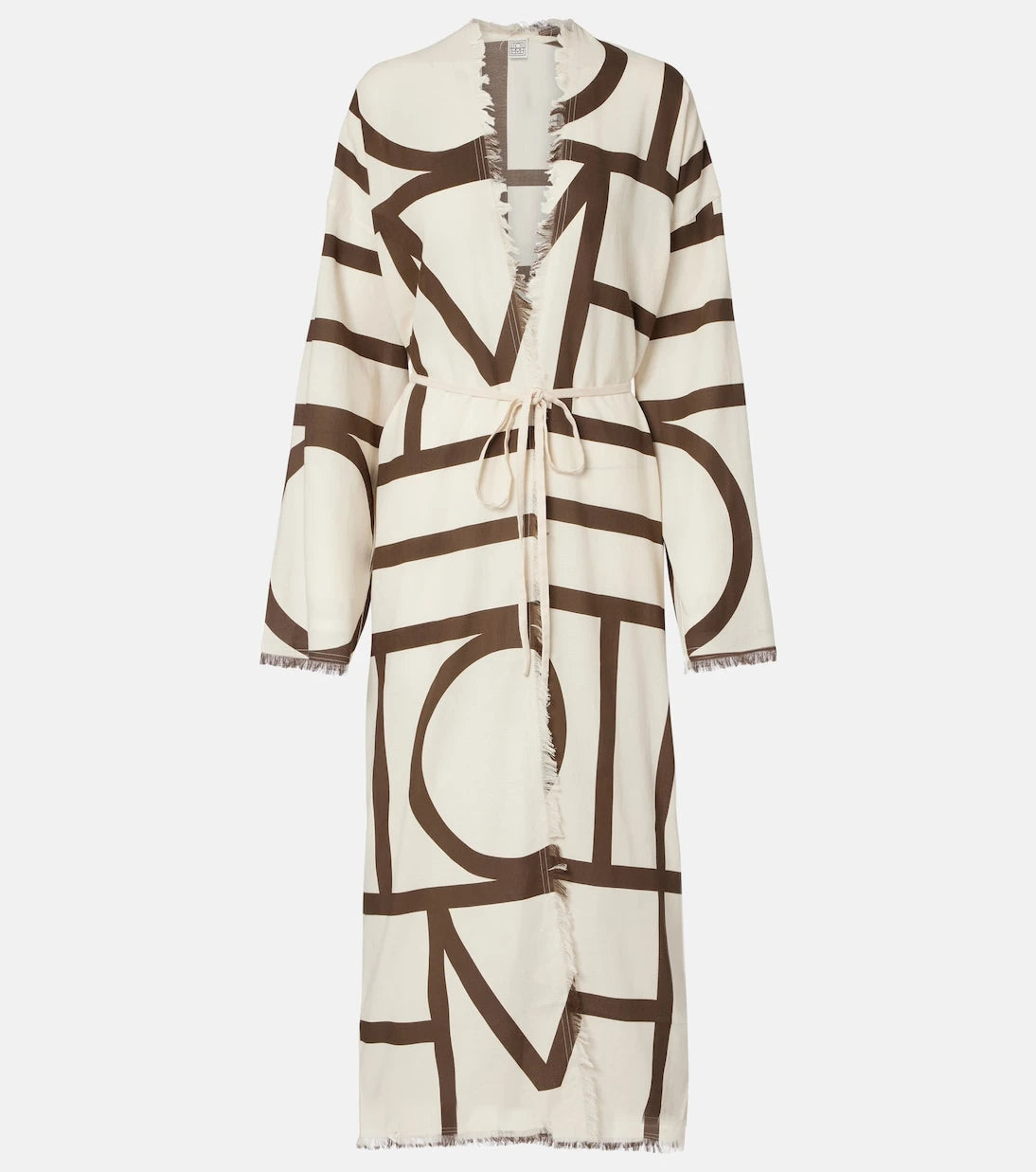 Toteme - Monogram cotton beach cover-up