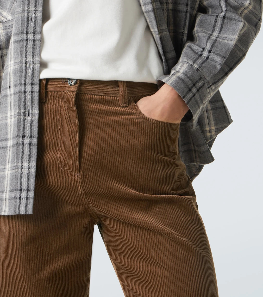 Miu Miu - Cotton corduroy straight pants
