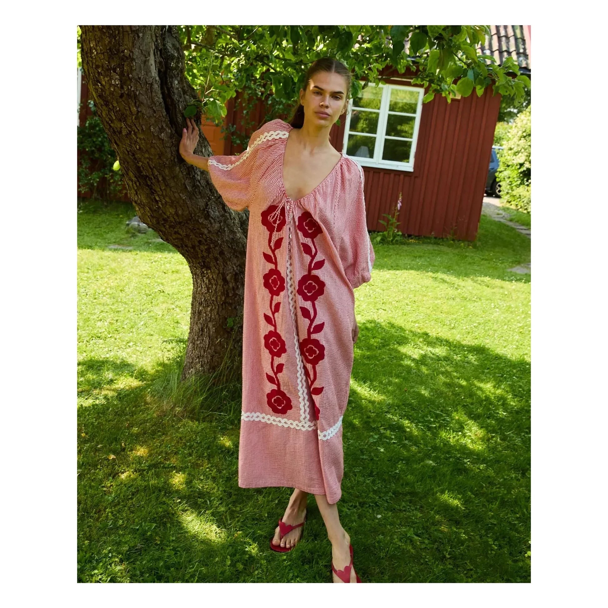 SISSEL EDELBO - Abelone dress | Red