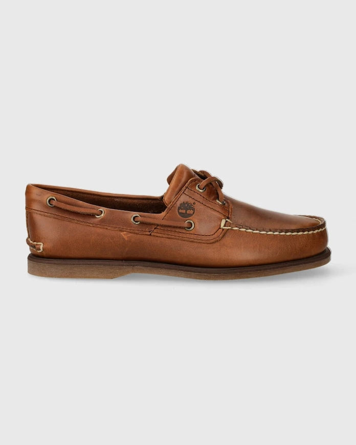 Кожени мокасини Timberland Classic Boat 2 Eye