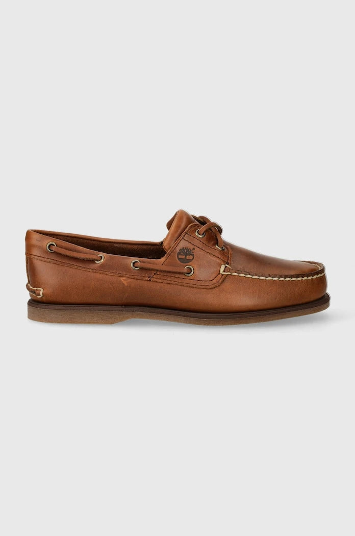 Кожени мокасини Timberland Classic Boat 2 Eye