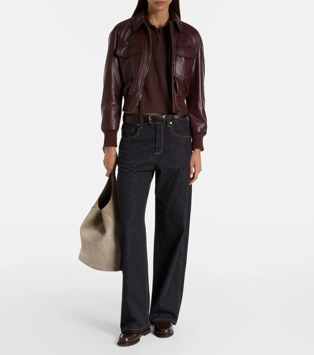 Brunello Cucinelli - Mid-rise wide-leg jeans