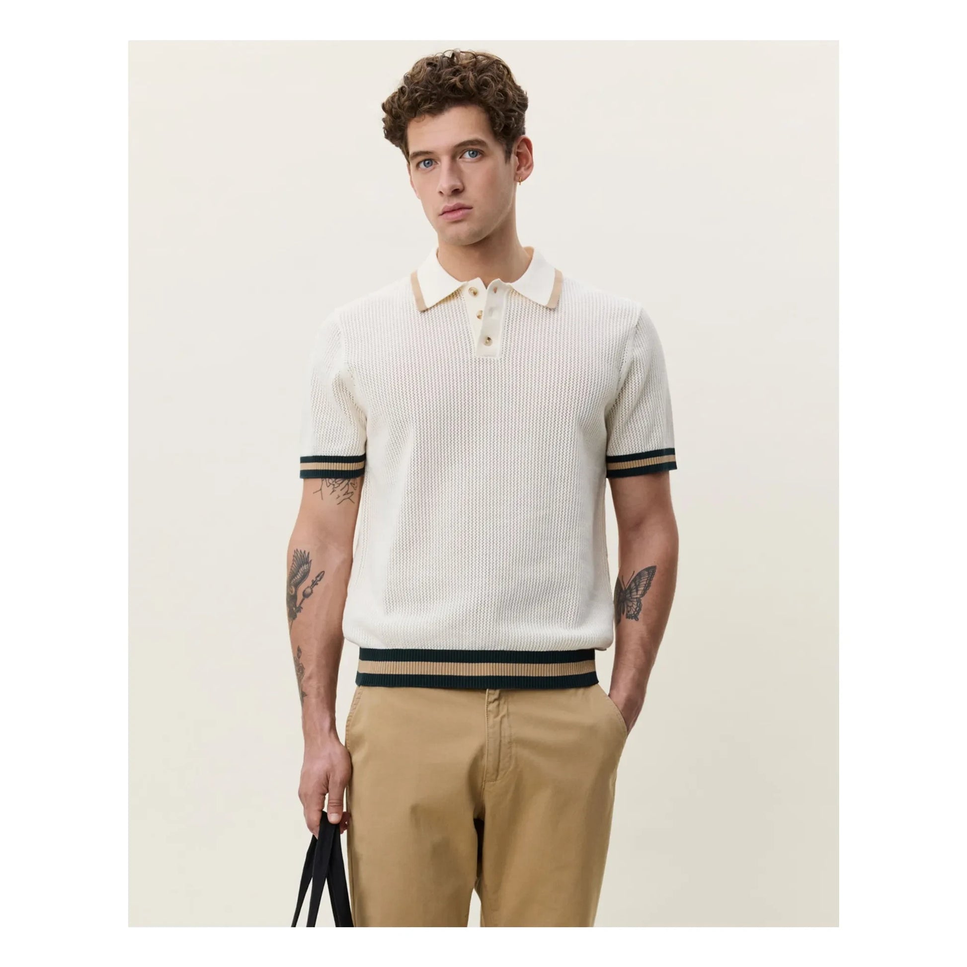 Les Deux - Polo Lace Maille | Off white