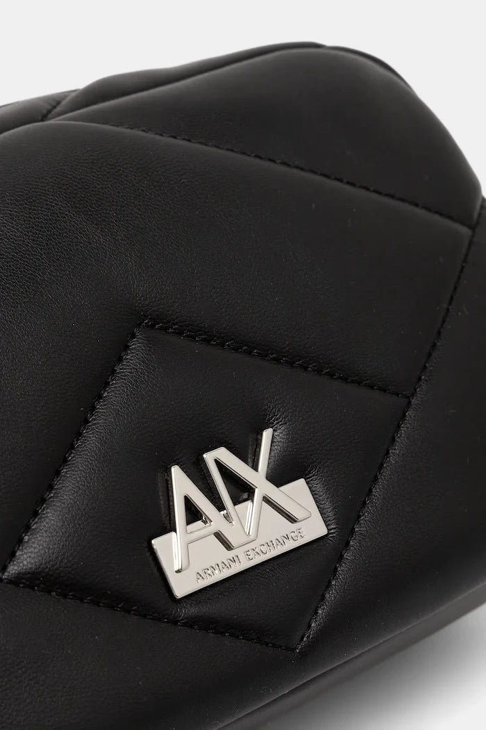 Armani Exchange kadın crossbody çanta, suni deriden
