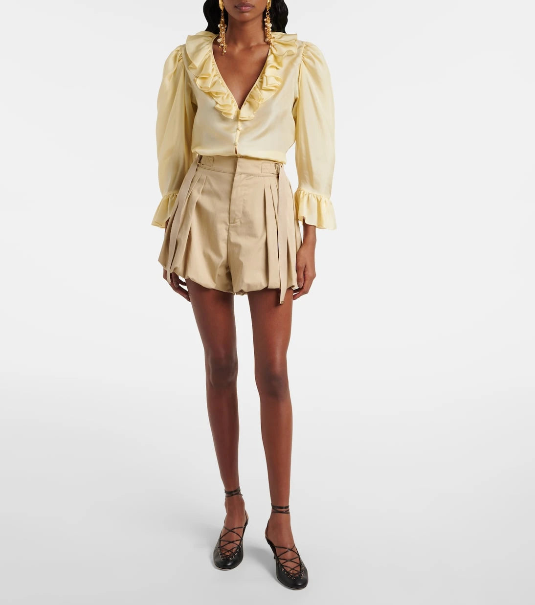Chloé - Ruffled silk habutai blouse