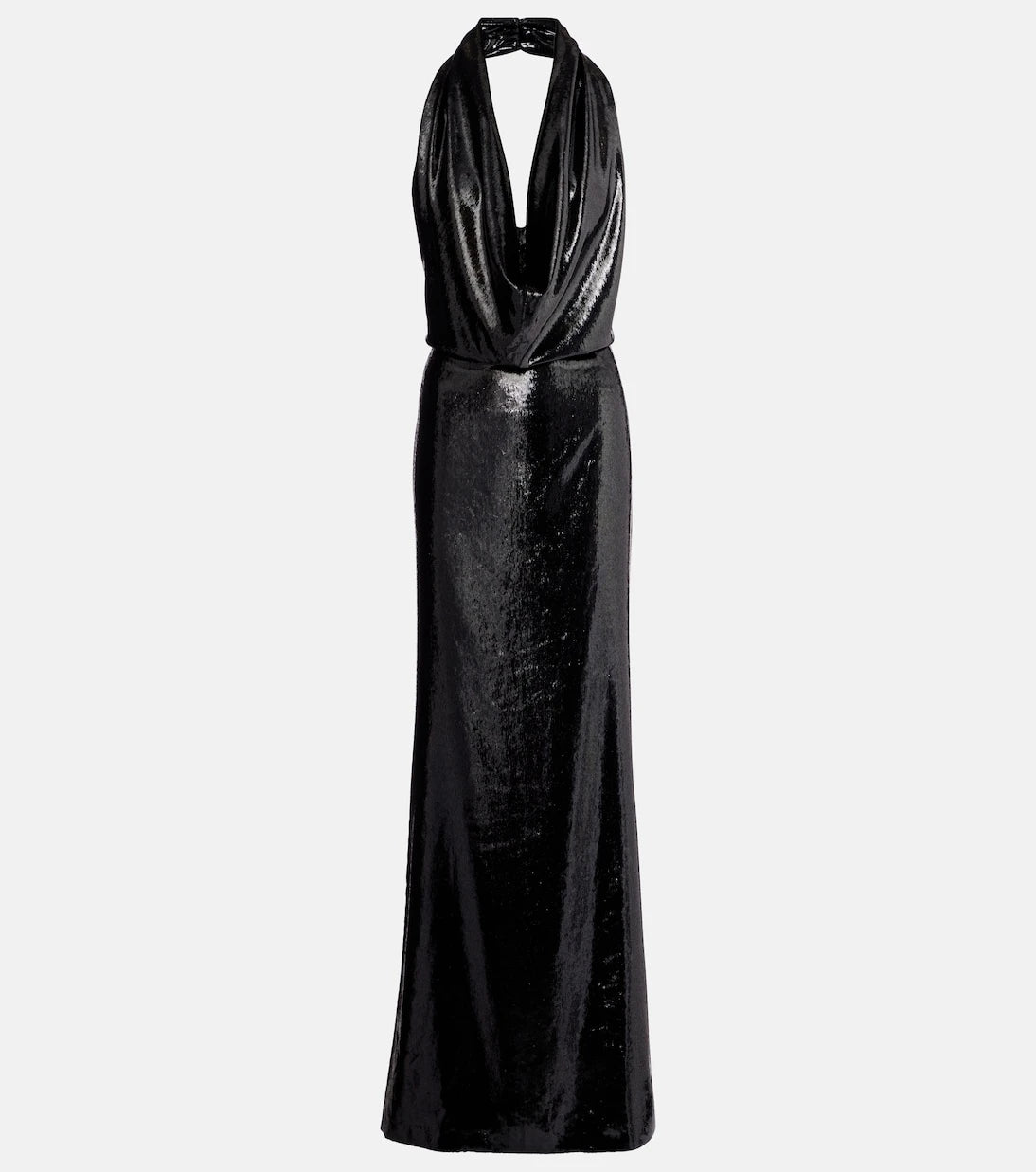 Stella McCartney - Halterneck velvet gown