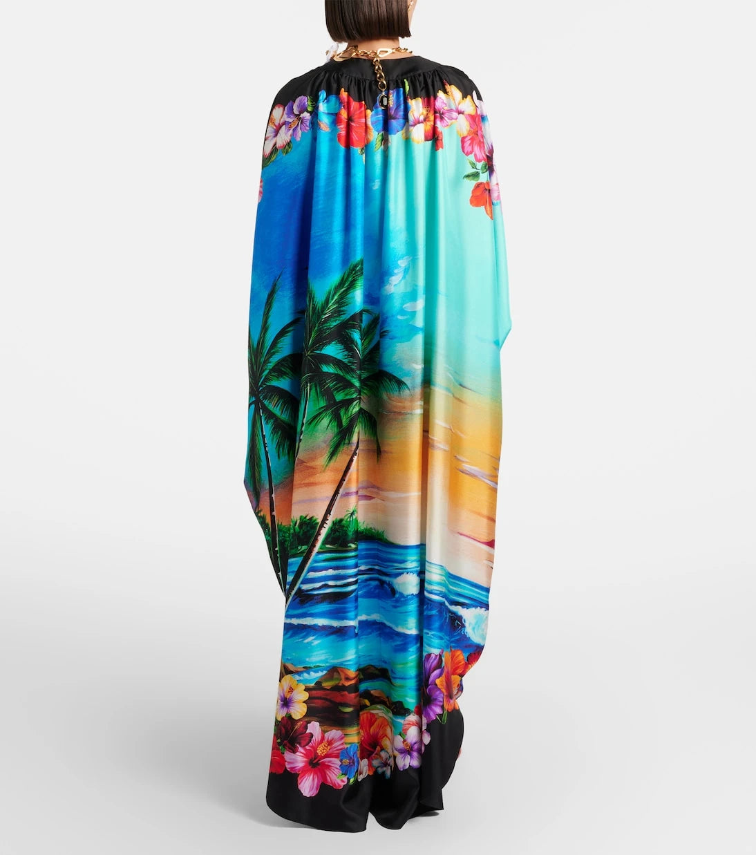 Dolce&Gabbana - Printed silk kaftan
