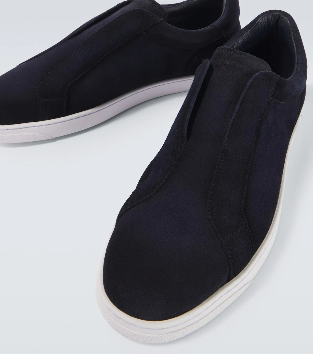 Magnanni - Open suede sneakers