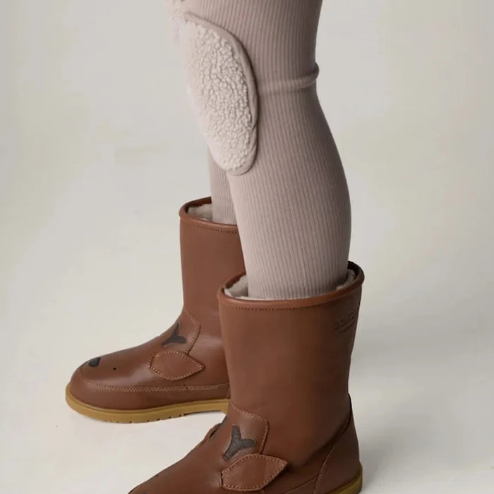 Детски кожени зимни обувки Donsje Wadudu Special Boots Stag