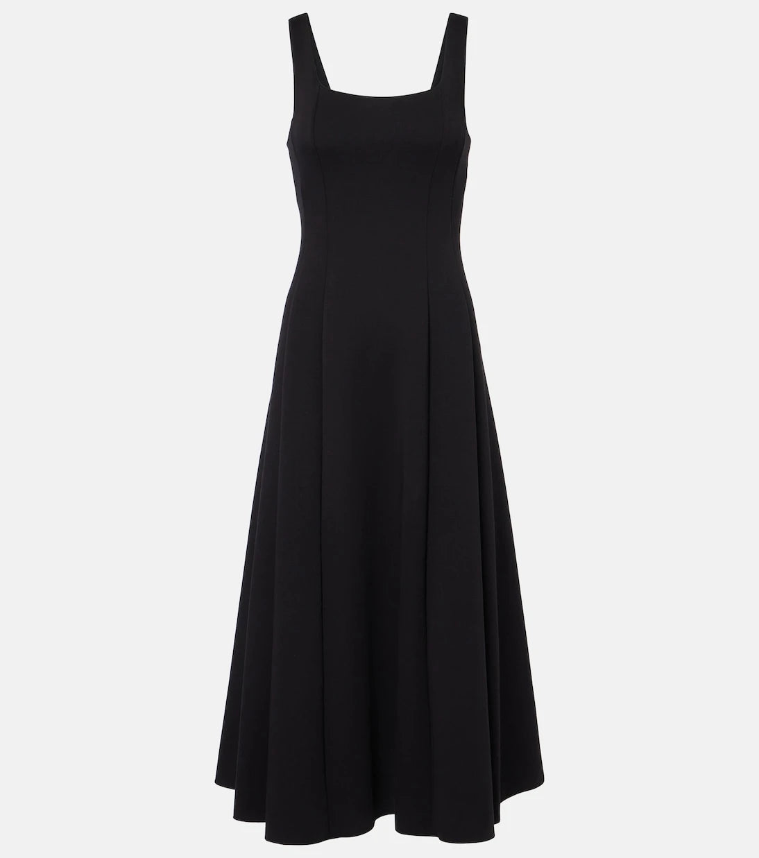 'S Max Mara - Platani pleated cotton-blend midi dress
