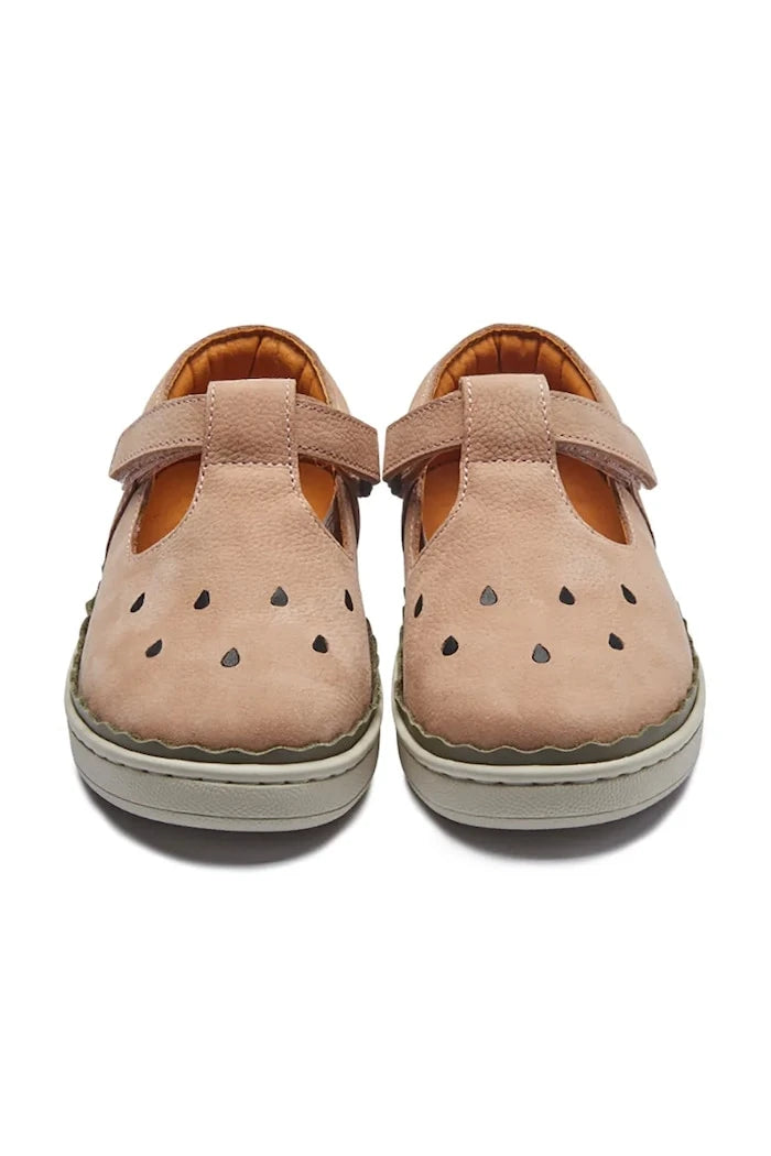 Donsje Lowy Shoes Watermelon Çocuk Deri Yarım Ayakkabı