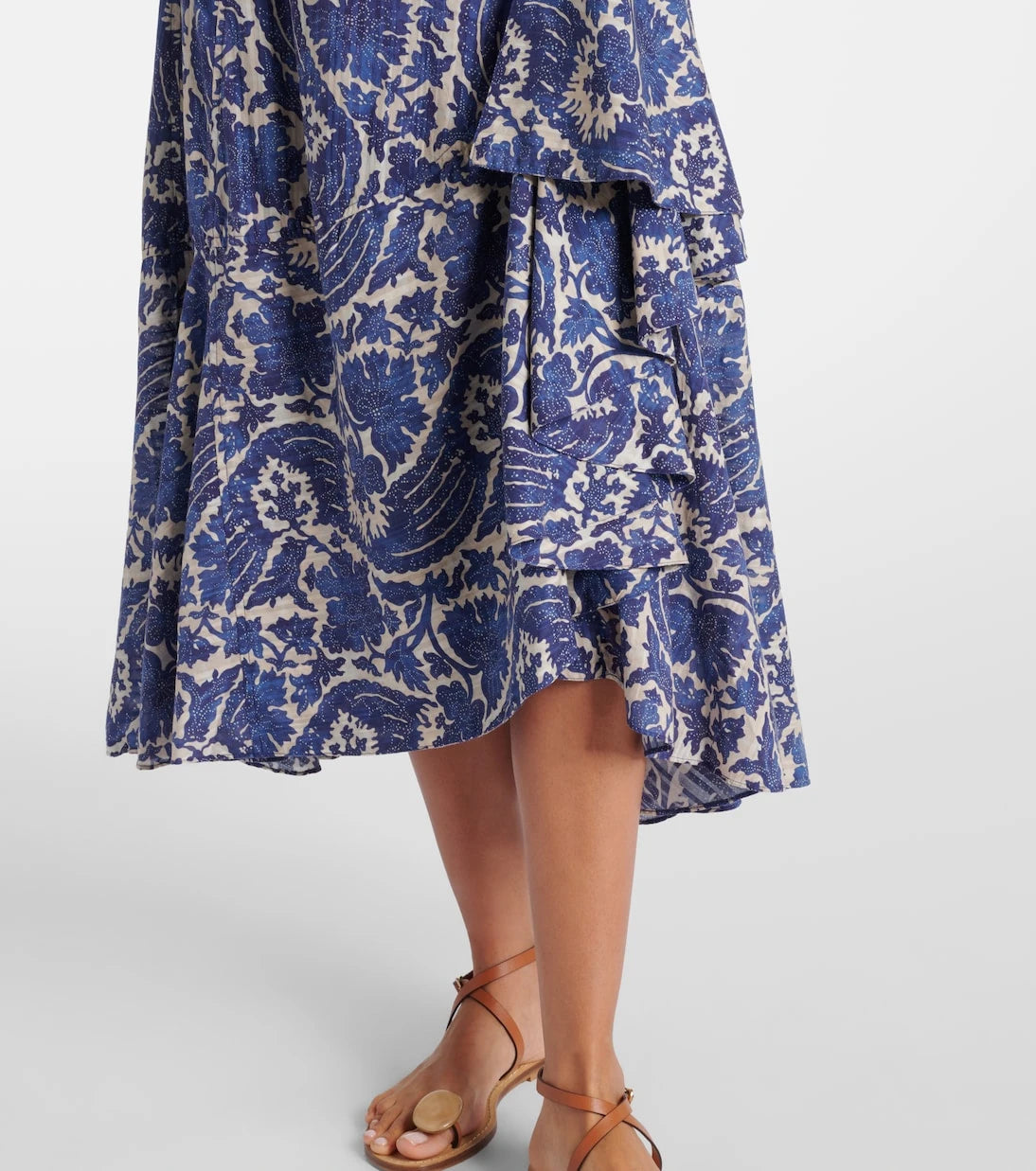 Ulla Johnson - Sabina printed cotton-blend maxi skirt