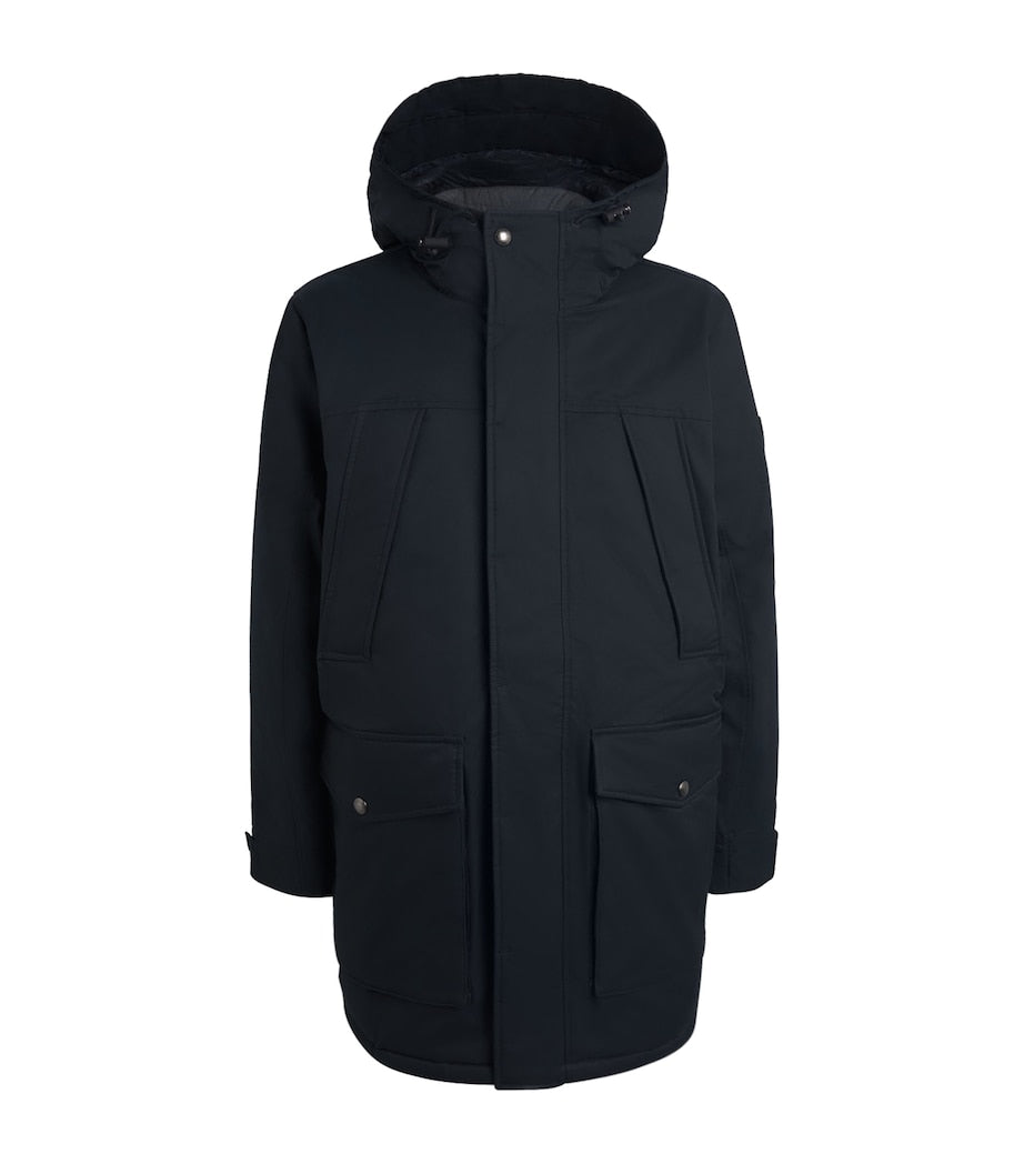 RLX Ralph Lauren Navy Down-Filled Lennox Parka Coat