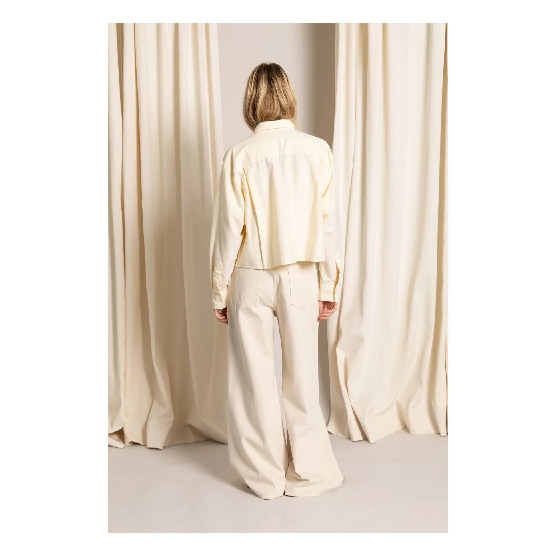 Smallable Woman - Chili Short Shirt | Pale yellow
