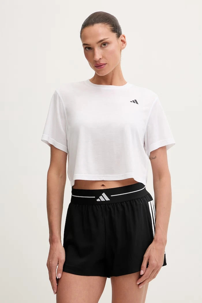 adidas Performance kadın viskon spor tişörtü WORKOUT ESSENTIALS