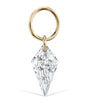 Maria Tash Gold Silhouette Diamond Charm (6mm)