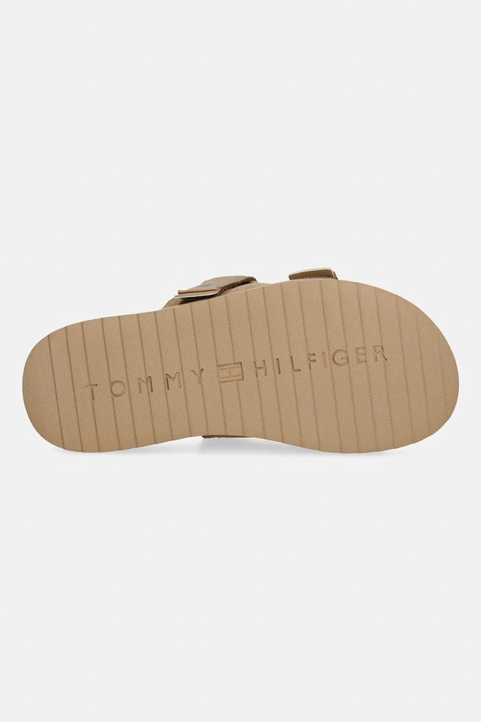 Tommy Hilfiger чехли мъжки HILFIGER MIX SUEDE BUCKLE SANDAL