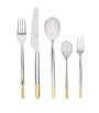Partially Gold-Plated Ella 30-Piece Cutlery Set