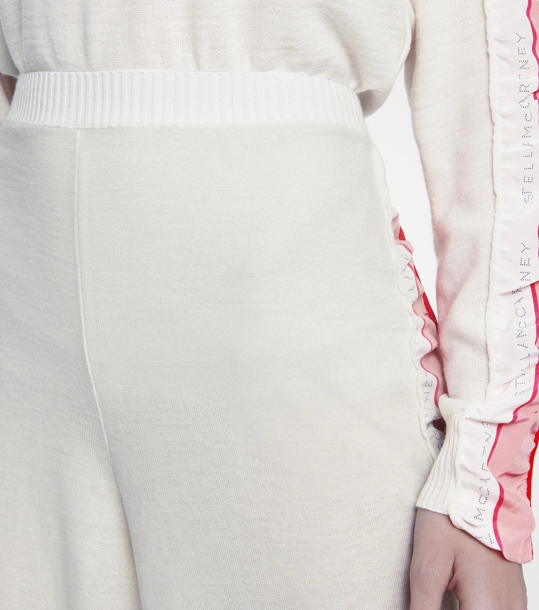 Stella McCartney - Monogram virgin wool sweatpants