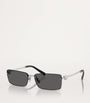 Silver Metal Sunglasses