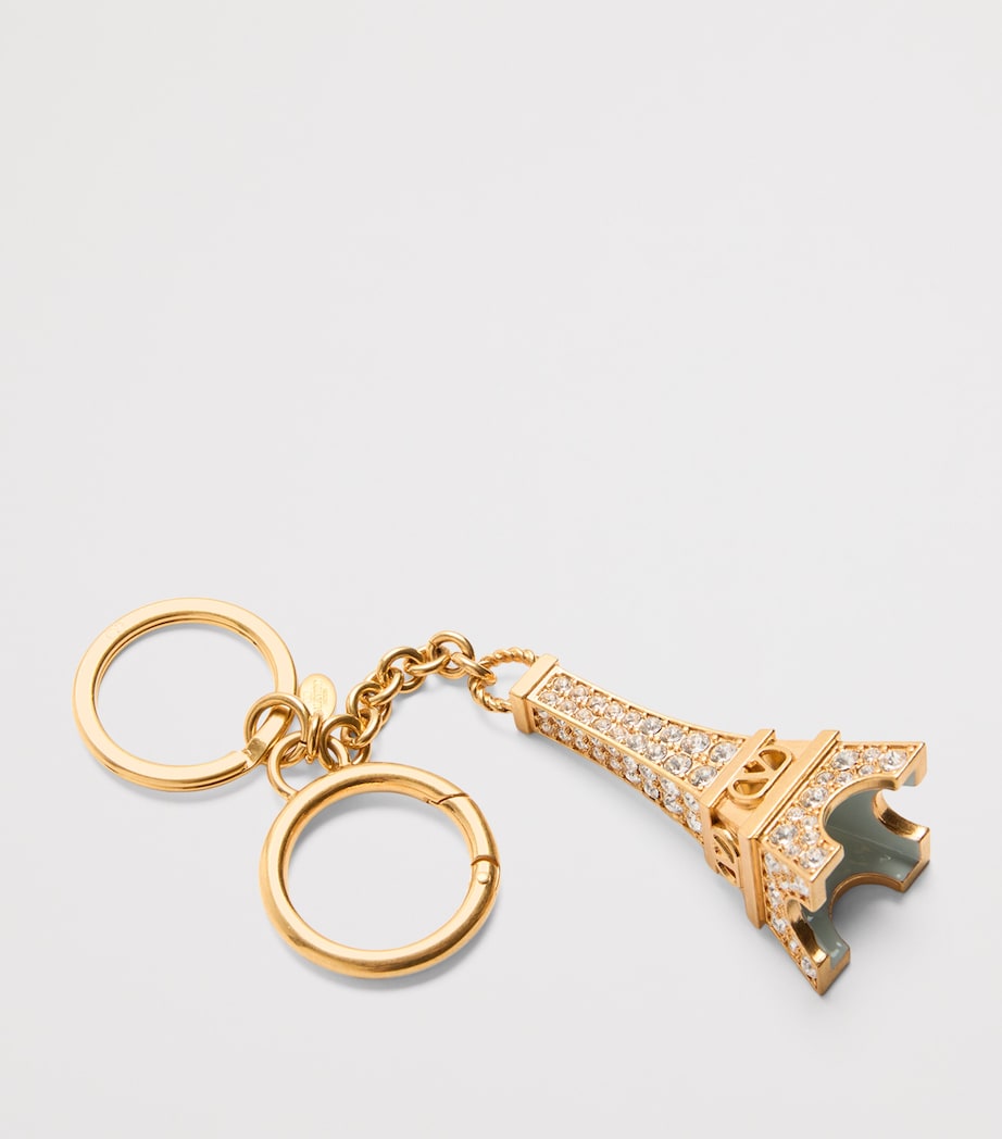 Metallic Eiffel Tower Keyring