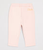 Chloé Kids Cotton Embroidered Sweatpants (6-18 Months)