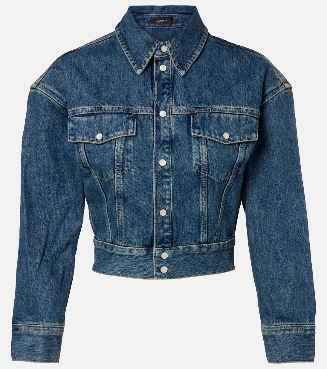 Wardrobe.NYC - Cropped denim jacket