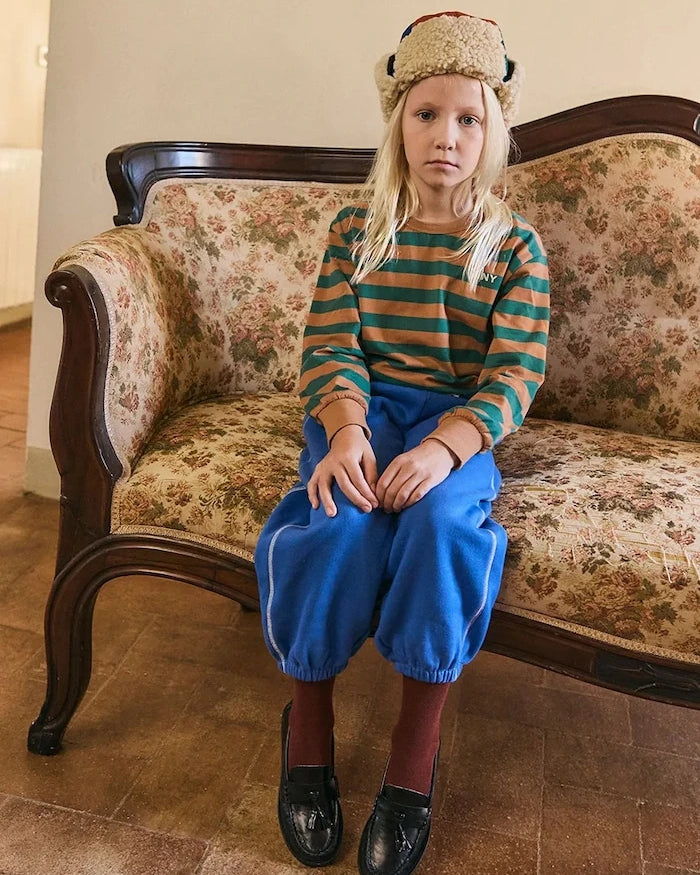 Детски памучен спортен панталон Tinycottons CONTRAST SWEATPANT