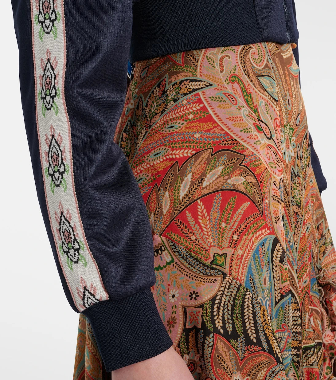 Etro - Cropped track jacket