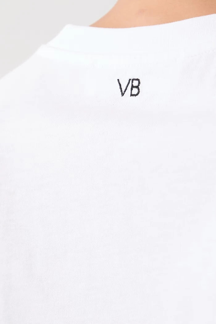 Victoria Beckham тениска дамска от памук Tilly