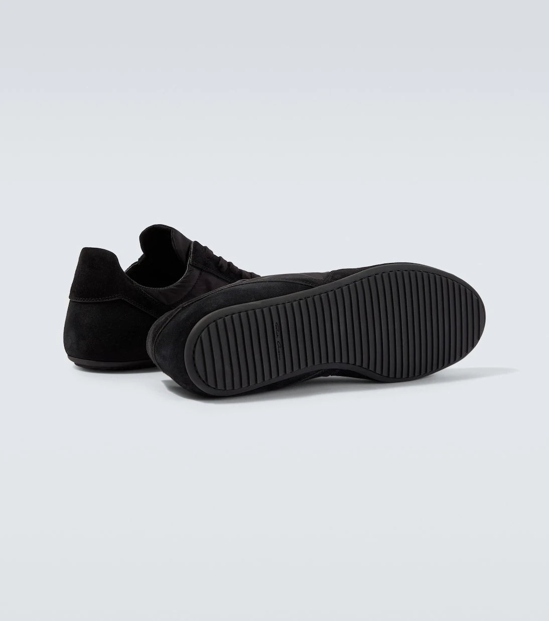 Rick Owens - Minimal Sneaks suede-trimmed sneakers