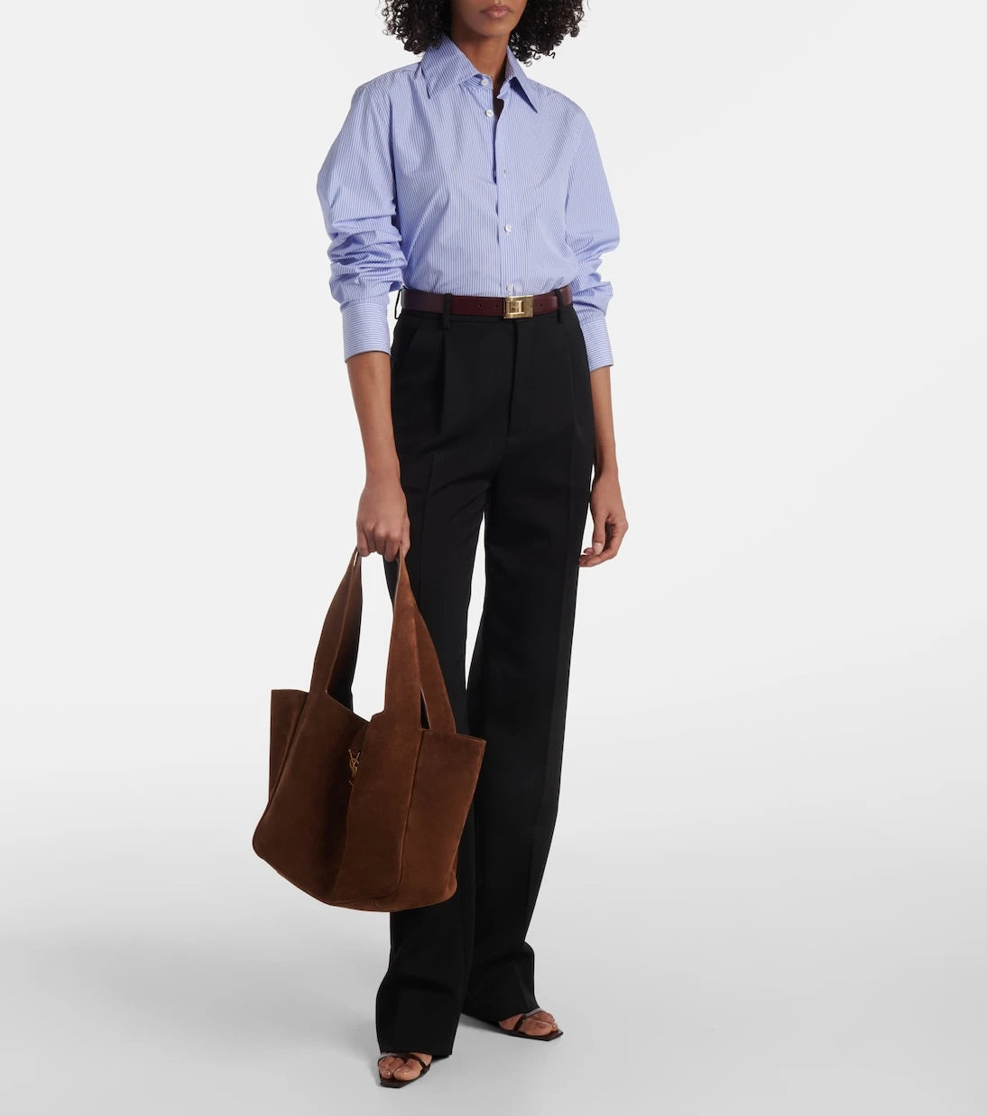 Saint Laurent - Le 5 à 7 Bea suede tote bag
