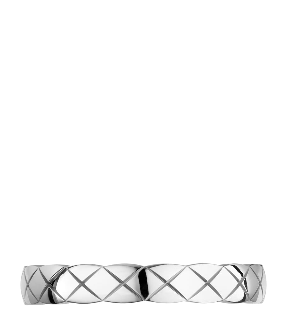 CHANEL White Gold Coco Crush Ring