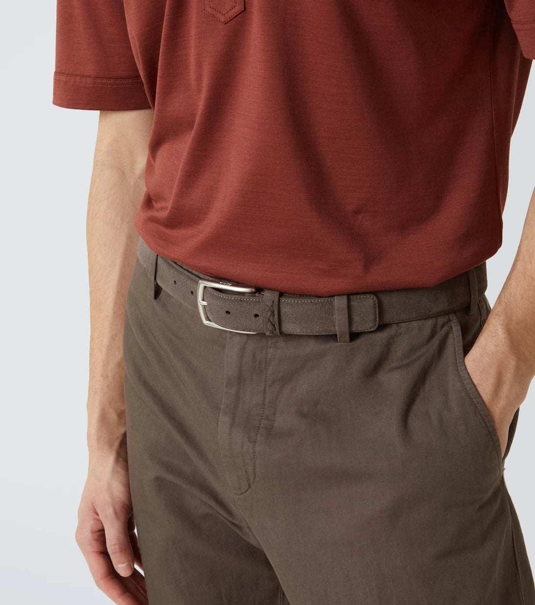 Zegna - Suede belt