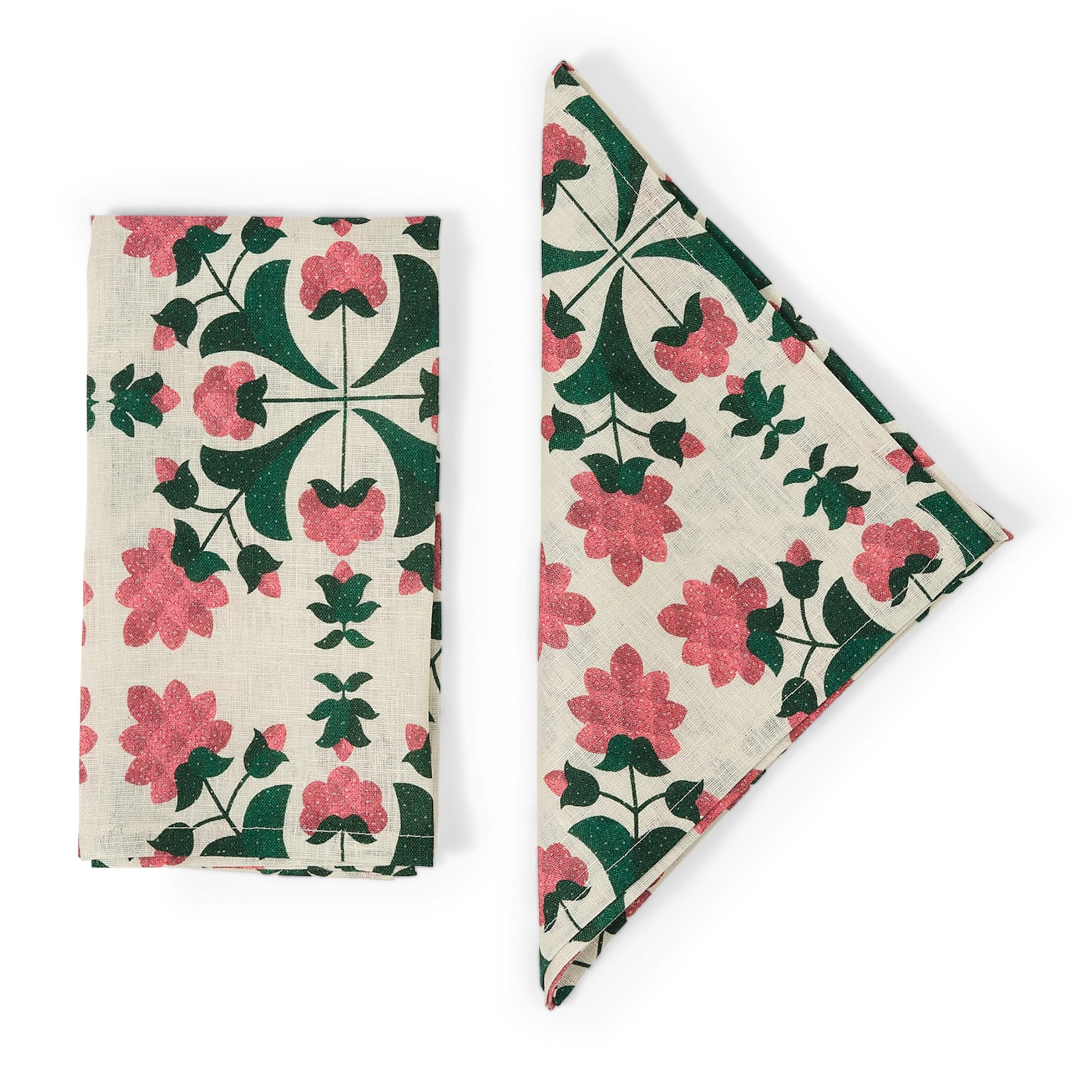 Cabana Magazine Set of 4 Linen Garda Napkins (50cm x 50cm)