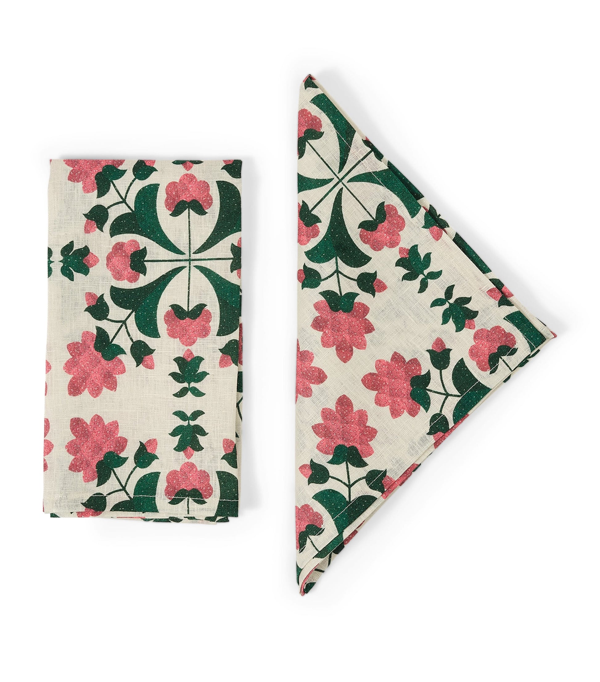 Cabana Magazine Set of 4 Linen Garda Napkins (50cm x 50cm)