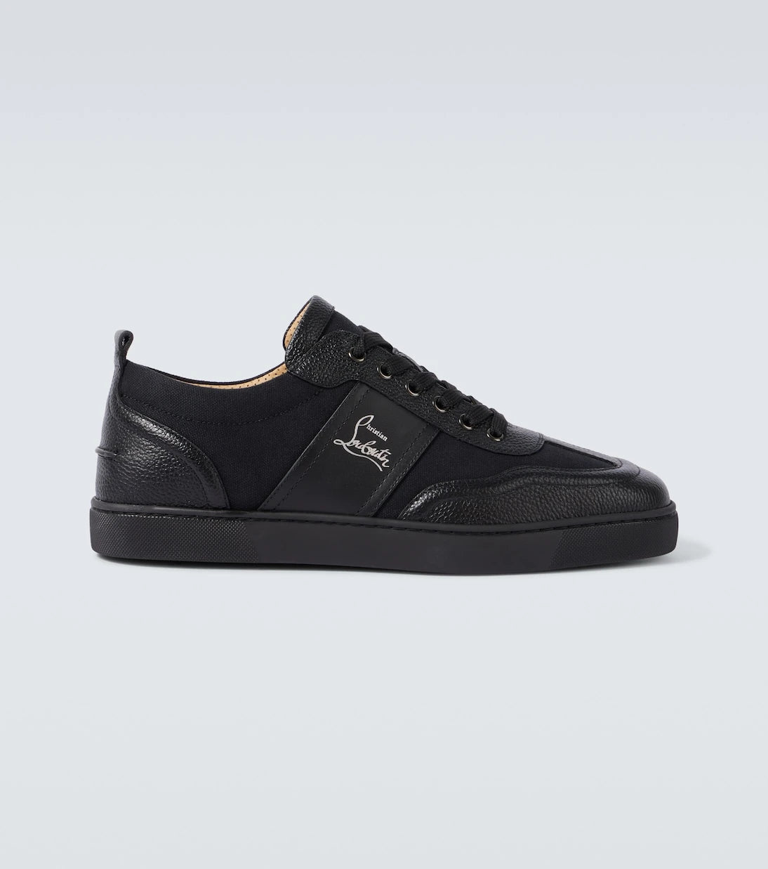 Christian Louboutin - Retero logo leather sneakers