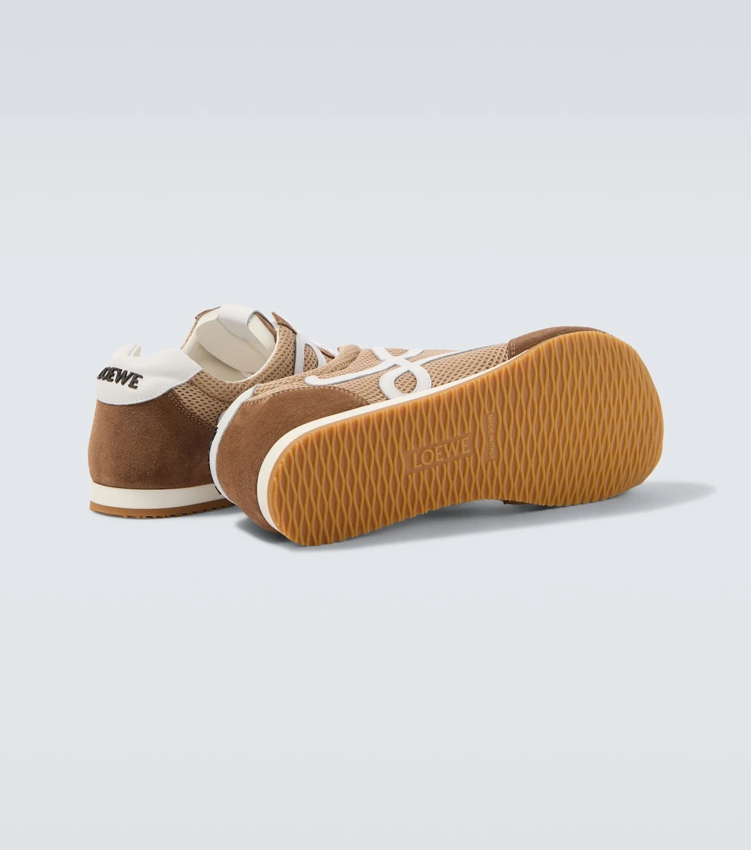 Loewe - Ballet Runner 2.0 suede-trimmed sneakers