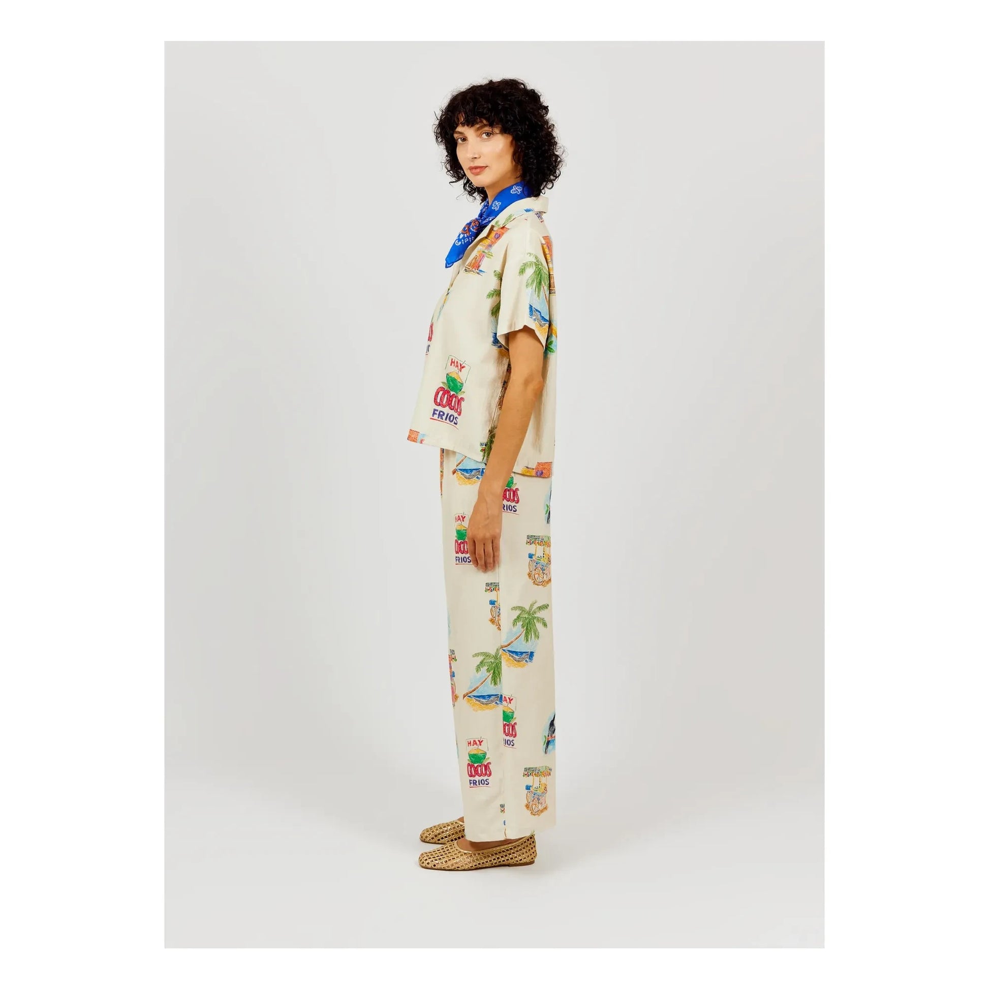 a.p - Cocos Cotton Pants | Cream