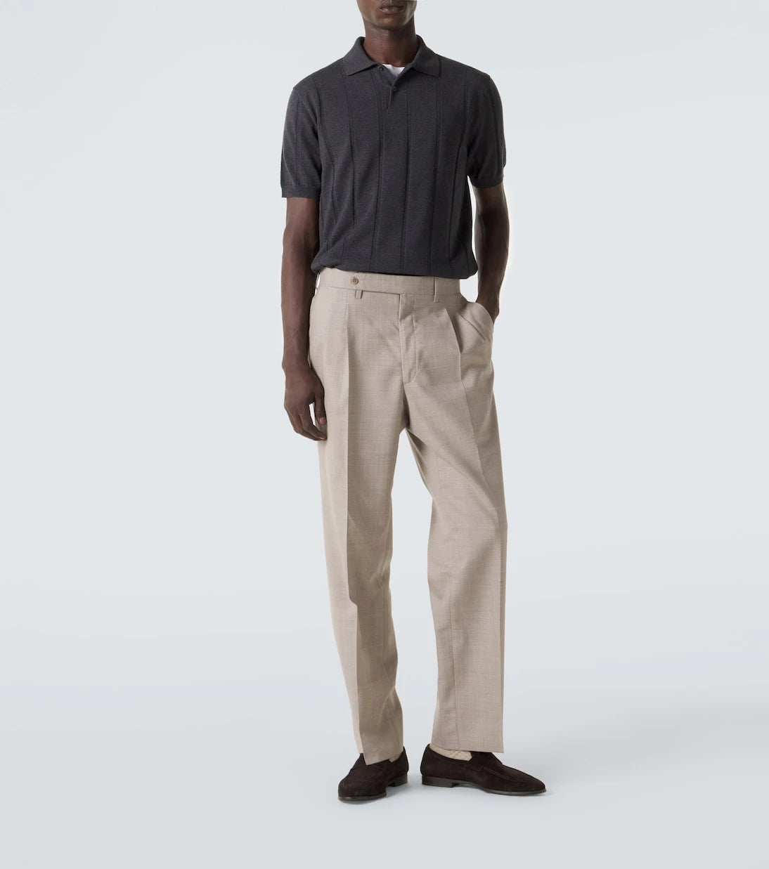 Canali - Virgin wool polo sweater