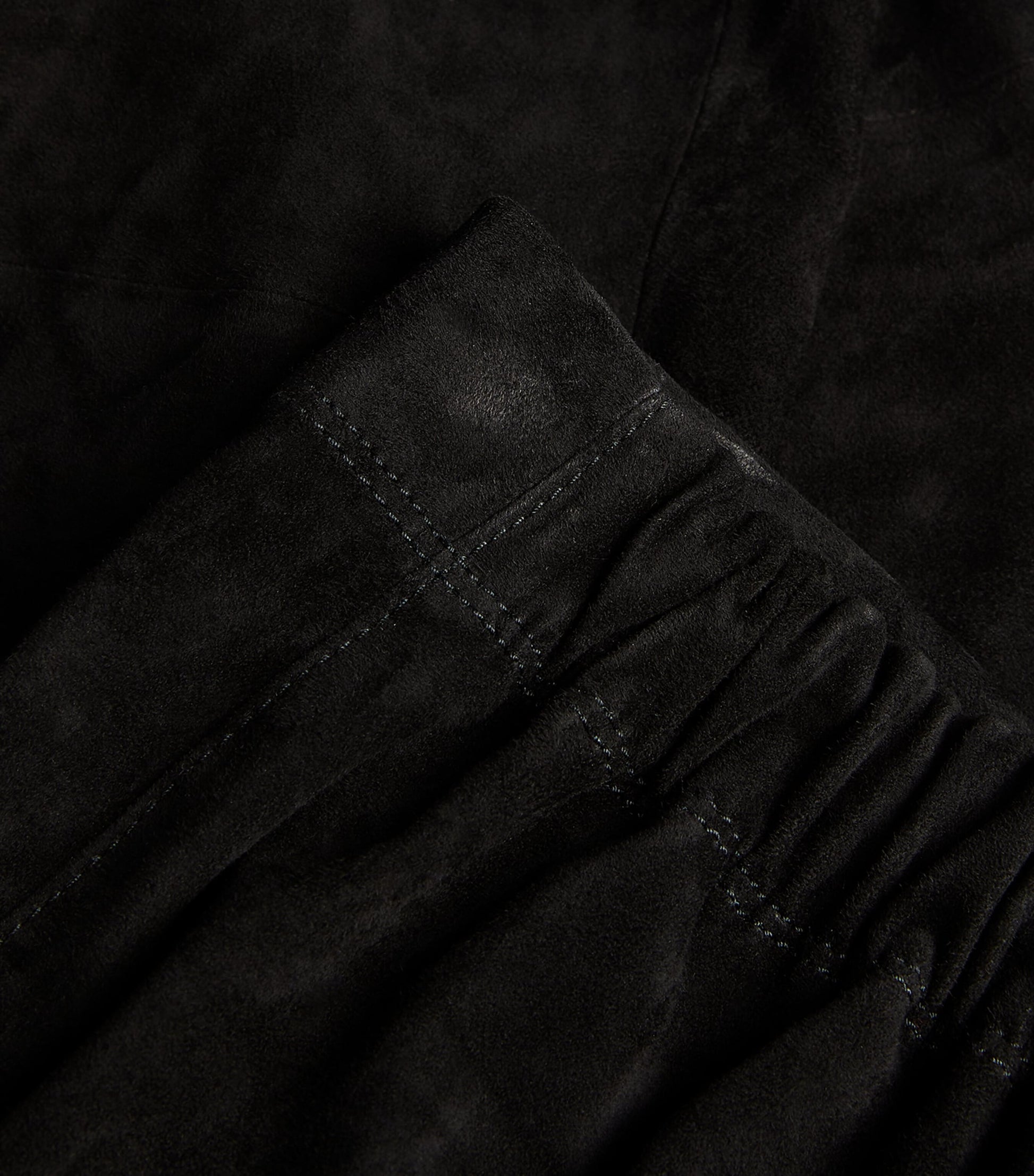 Joseph Black Suede Stretch Leggings