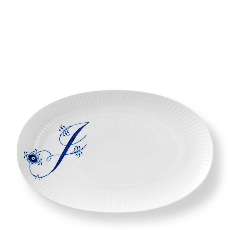 Royal Copenhagen Alphabet Coll Oval Plate (23.5cm)