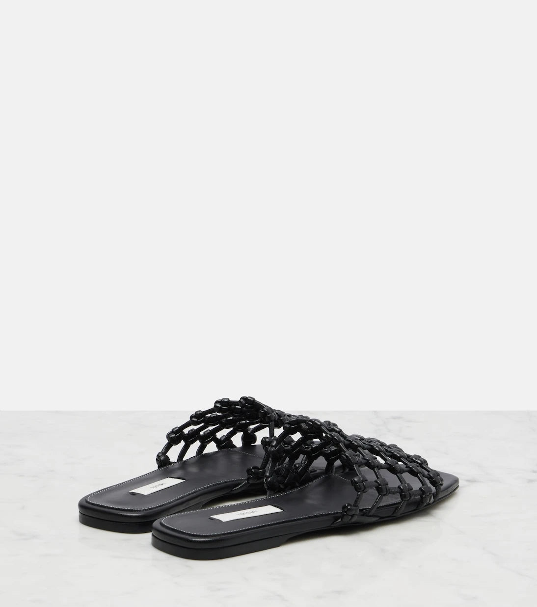 Toteme - Woven leather slides