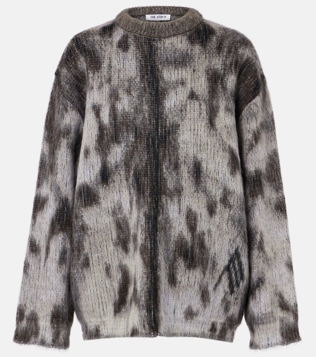 The Attico - Leopard-print jacquard sweater
