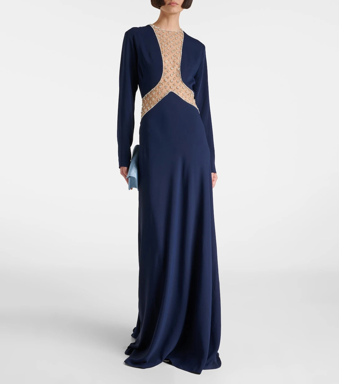 Costarellos - Inara embellished cutout tulle gown
