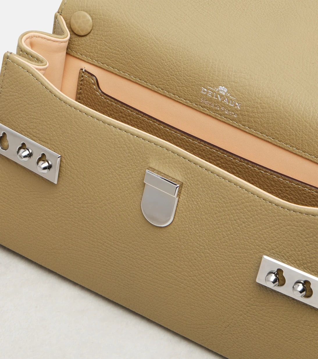 Delvaux - Tempête City Small leather crossbody bag