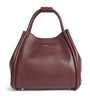 Max Mara Red Small Leather Marine Top-Handle Bag
