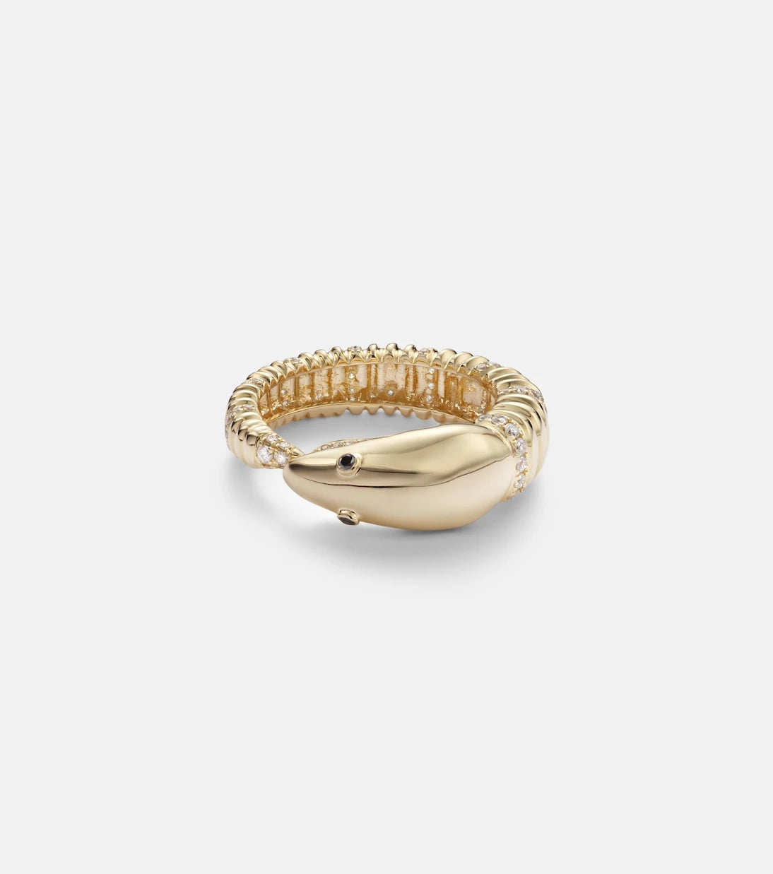 Yvonne Léon - Écrevisse 9kt gold ring with diamonds
