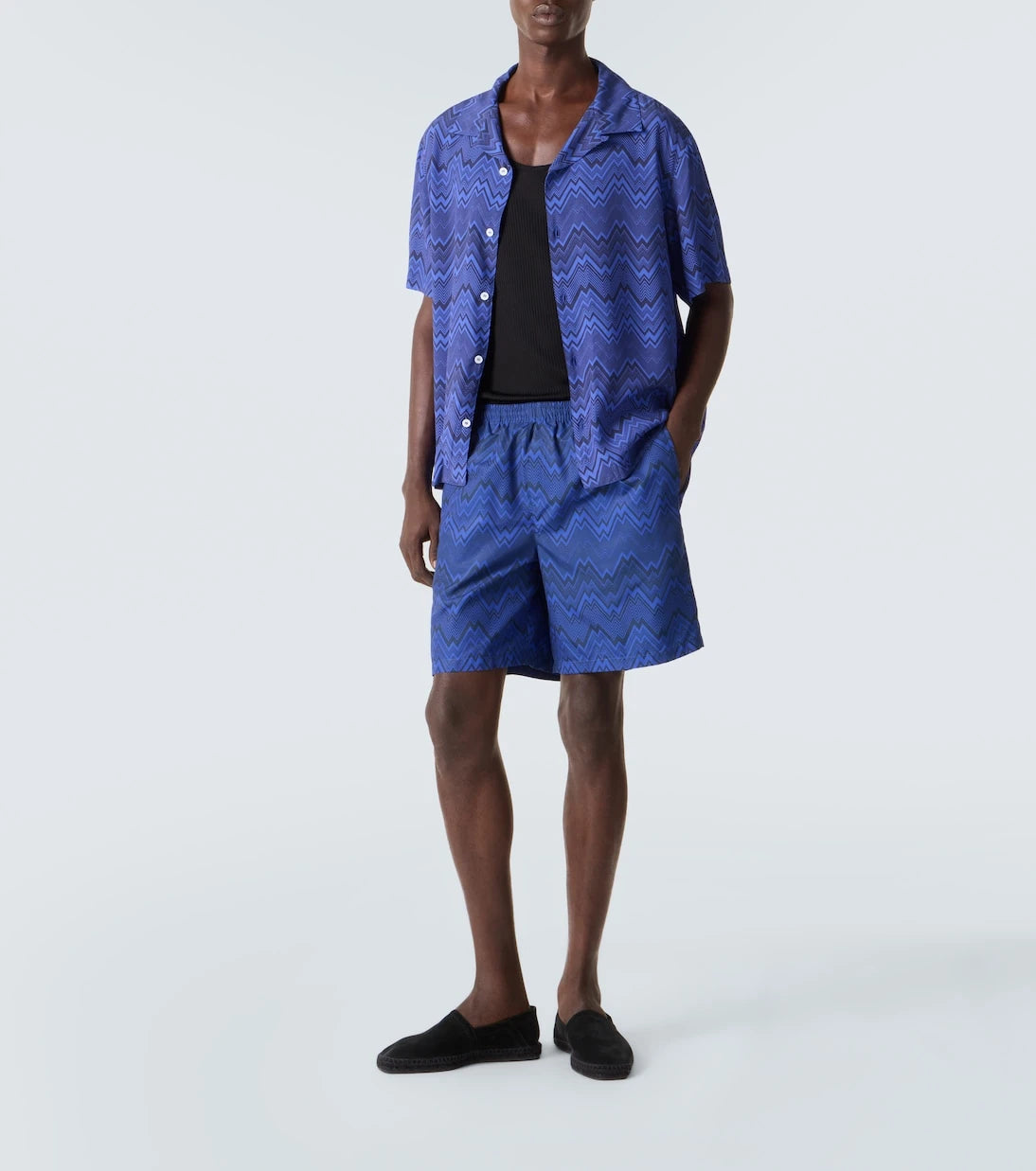 Missoni - Zigzag bowling shirt