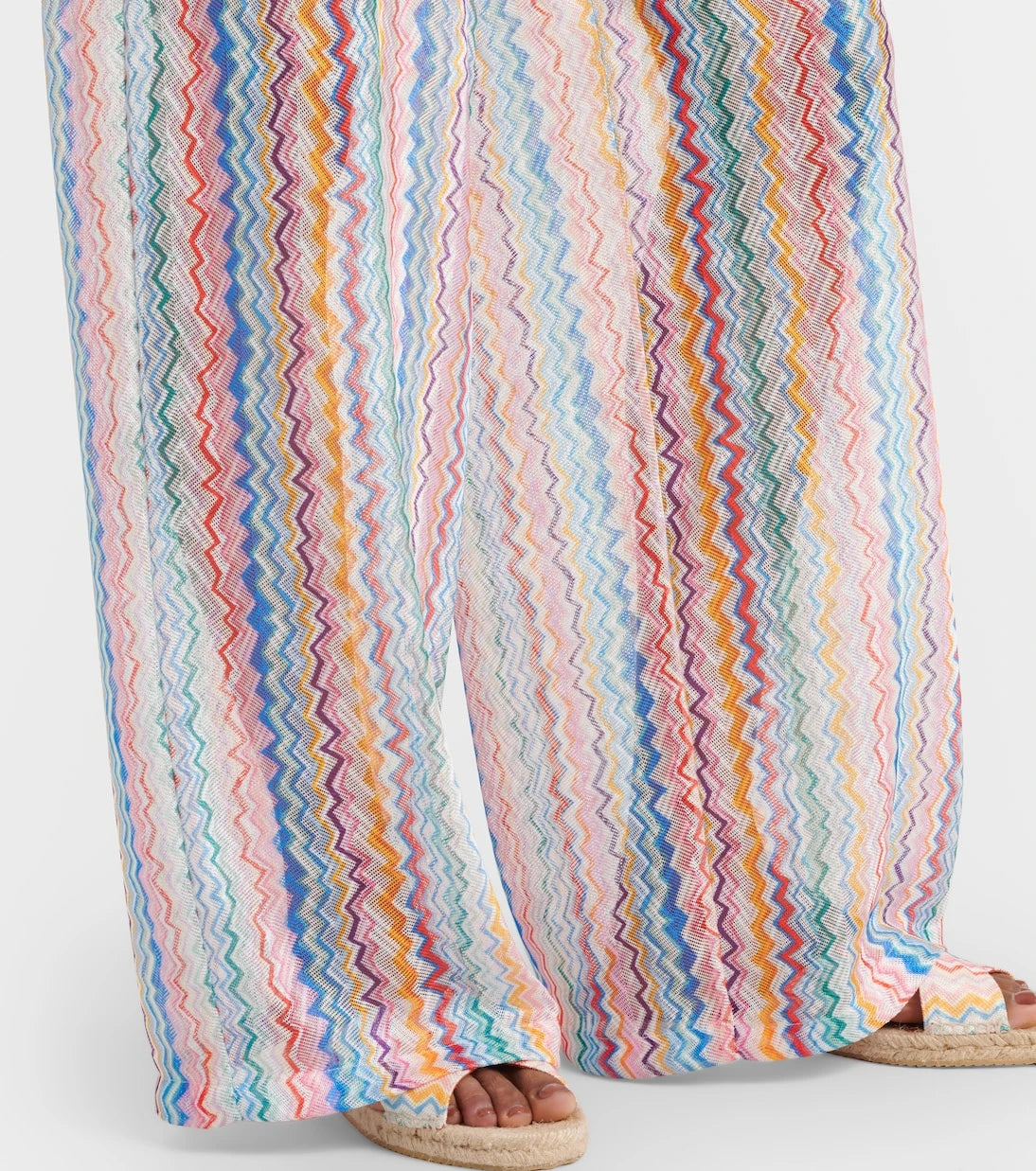 Missoni - Zigzag sheer wide-leg pants